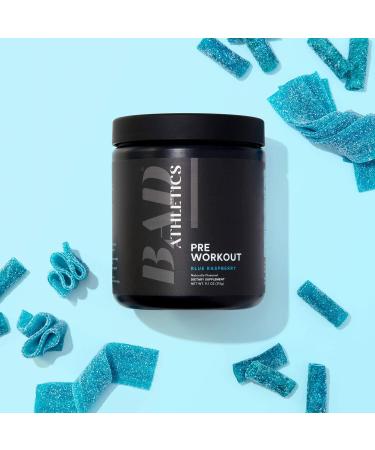 Bad Athletics Blue Raspberry Pre Workout Powder for Women - Energy, Focus, and Endurance Supplement | 30 Servings - Buy Online on GoSupps.com