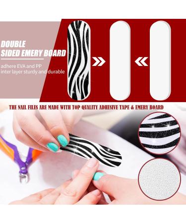 Sumind 100 Pack Nail Files - Double Sided Emery Boards for Professional Manicure | Buffers for Women - Buy Online on GoSupps.com