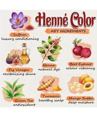  Henne Color Reddish Henna Plant Hair Colour Powders - 100g Pack - Buy Online on GoSupps.com