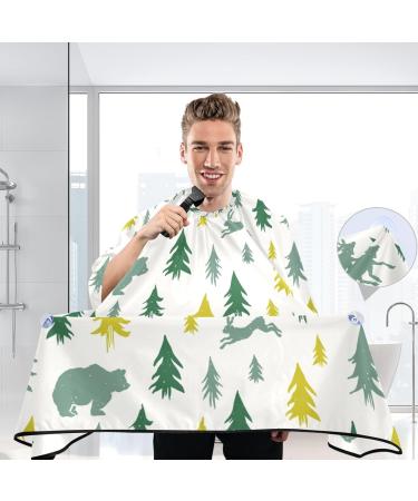 Waterproof Barber Cape - Forest Elk Fox Hare Bear Owl & Cheetah Hair Cutting Bib for Men & Women | Shop Internationally - Buy Online on GoSupps.com