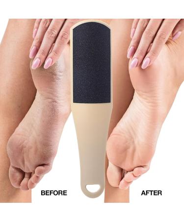 MUNSKT Double-Sided Foot File Foot Rasp File Dead Skin Remover Foot Scrubber Hard Skin Remover Foot Care for Wet and Dry Cracked Feet - Buy Online on GoSupps.com
