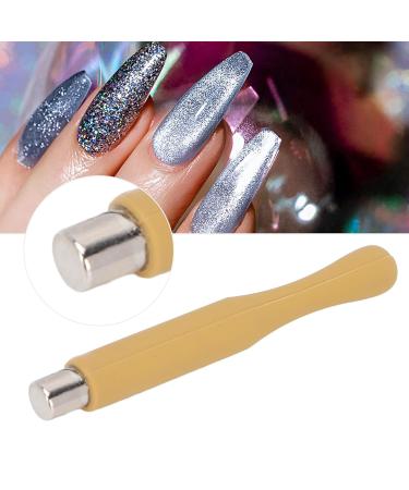 Nail Magnet Stick for Gel Polishing - Professional Magnetic Cat Eye Nail Pencil | Portable Nail Art Tool for Home & Studio (Yellow) - Buy Online on GoSupps.com