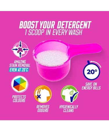 4 x Vanish Oxi Action Laundry Booster Stain Remover Powder 2.4kg Chlorine-Free - Buy Online on GoSupps.com