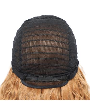 Sylhair 30 Curly Lace Front Wig for Black Women - Ombre Red Brown Synthetic Hair with Transparent Lace - Buy Online on GoSupps.com