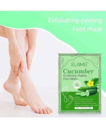 Health Foot Mask for Smooth Skin | Corn Removers for Toes (Green, One Size) - Living Room Adult - Buy Online on GoSupps.com