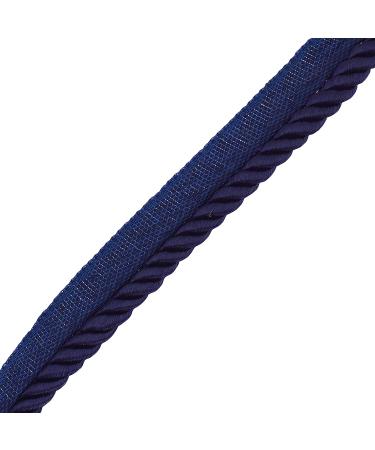 Mandala Crafts Twisted Lip Cord Trim - Navy Blue Sewing Piping for Pillows & Upholstery - Buy Online on GoSupps.com