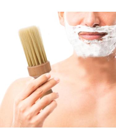 NOLITOY Beard Grooming Brush - Wooden Handle Shaving Brush & Mustache Facial Hair Styling Tool for Men - International Shipping Available - Buy Online on GoSupps.com