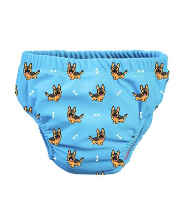 PSS!- Baby swimming pants - model Blue Bubi - For babies from 3 to 8 kg - S - Unisex - Multi -colored design - absorbent and reusable - waterproof and convenient - 1 piece of blue bubi s