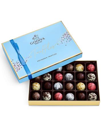 Godiva Chocolatier Patisserie Dessert Truffles Assorted Chocolate Gift Box, 24-Ct.
