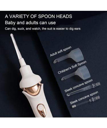 Ear Pick Spoon | Kids Ear Wax Removal with Lighting Mode - Ear Cleaning Device Ear Cleaning Washer Teens Adults Family Ear Health Care for Kids - Buy Online on GoSupps.com