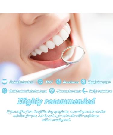 4-Piece Tooth Rail Crunch Set | Comfortable Nighttime Bite Protection for Teeth Grinding | Includes 2 White Ring Strips & Storage Boxes - Buy Online on GoSupps.com