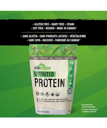 Sprouted Protein Unflavoured 1kg | Vegan plant-based organic gluten-free Beige & Athlete's Blend Protein Powder Chocolate Flavour 1 kg - Buy Online on GoSupps.com