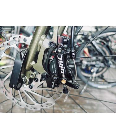 Juin Tech M1 Cable Actuated Hydraulic Bike Disc Brake Set - Powerful Hybrid Brake for Road/Mountain/Cyclocross/Gravel/E-Bike - Black - Buy Online on GoSupps.com