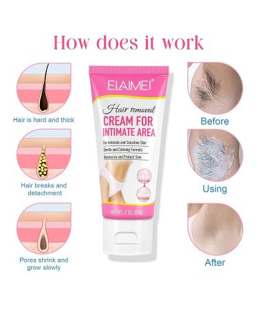 Painless Hair Removal Cream for Legs, Underarms, and Private Areas - Suitable for All Skin Types - Buy Online on GoSupps.com