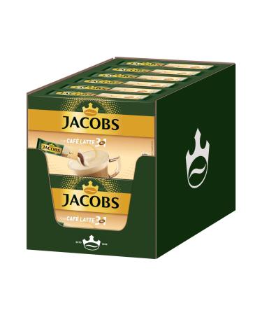 Jacobs coffee specialties 3 in 1 type Caf Latte 120 sticks with instant coffee 12 x 10 drinks Caf Latte 3 in 1