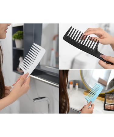 Professional Wide Tooth Comb for Curly, Long, and Wet Hair - Reduce Hair Loss and Dandruff - Buy Online on GoSupps.com