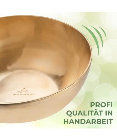 Expert Tibetan Sound Bowl Set for Beginners - 3 Singing Shells (Mini 13.5cm to Large 21.5cm) for Sound Massage Relaxation & Yoga - Buy Online on GoSupps.com