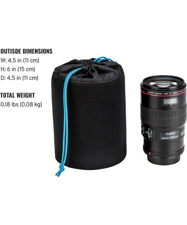 Tenba Camera Lens Pouch Soft Case 6x4.5 in. (15x11 cm) - Model 636-353 - Buy Online on GoSupps.com