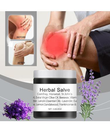 Herbal Salve Organic Herbal Salve Natural Joint Care Herbal Salve Comfrey Cream For Pain Organic Joint Cream Comfrey Salve Improves Mobility Reduces Swelling Comfrey Cream for Joint - Buy Online on GoSupps.com