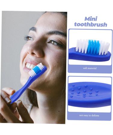 Minkissy Portable Soft Bristle Toothbrush Set - 10 Pack Travel Dental Accessories for Mouth Cleaning - Buy Online on GoSupps.com