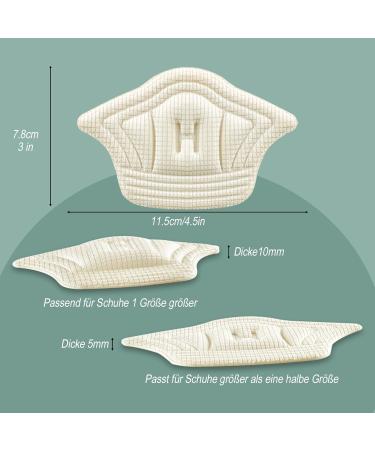 6 Pairs Heel Protection Cushions - 5mm Thick Heel Pillows for Shoes | Comfort & Abrasion Relief - Buy Online on GoSupps.com