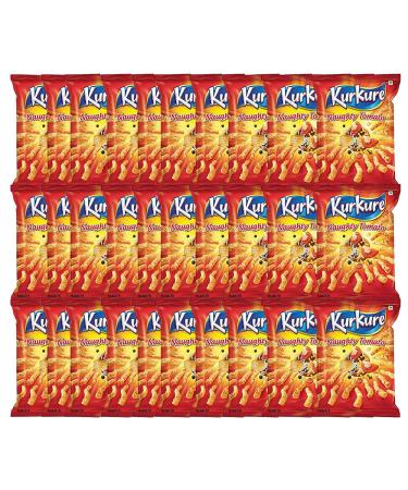 Kurkure | Naughty Tomato 70G | Tasty and Crispses | Tea Time Snacks with Children | Indian Origin | Pack Of 30