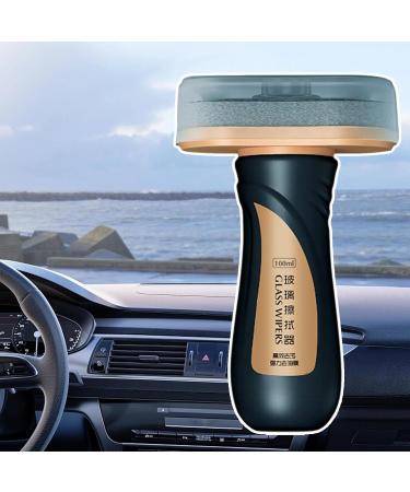 Shakven 2 In 1 Glass Cleaner - 100ml Auto Glass Cleaner - 2 In 1 Outdoor Window Cleaner Car Windshield Cleaner Outdoor Window Cleaner Car Windshield For Water Spots Oil Removal Film - Buy Online on GoSupps.com