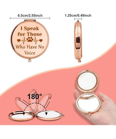 Veterinarian Gifts - Animal Lover Compact Mirror for Women | Vet Tech Appreciation Gift | Ideal for Mother's Day & Graduation - Buy Online on GoSupps.com