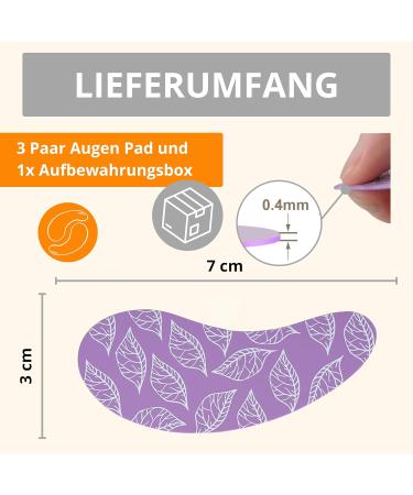 Amathings Reusable Silicone Eye Pads - Anti-Aging Anti-Wrinkle Care | 3 Pairs in High-Quality Storage Box - Buy Online on GoSupps.com