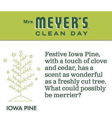 Mrs. Meyer's Iowa Pine Hand Soap - Cruelty-Free & Biodegradable Formula 12.5 oz (Pack of 2) - Buy Online on GoSupps.com