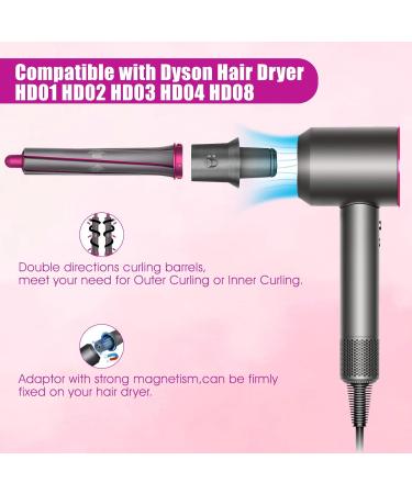 1 Pair Long Curling Barrels For Dyson Airwrap Styler 1.2 Inch/30MM Volume and Shape Curling Hair Tool with Adapter for Dyson Hair Dryer Converting to Curling Iron Styler 2 * Hair Curling Barrels 1 * Adapters - Buy Online on GoSupps.com