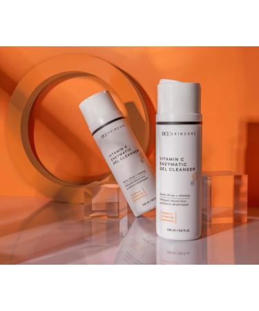 DCL Skincare Vitamin C Enzymatic Gel Cleanser - Natural Exfoliating Cleanser for Pores | 8 Fl oz - International Shipping Available - Buy Online on GoSupps.com