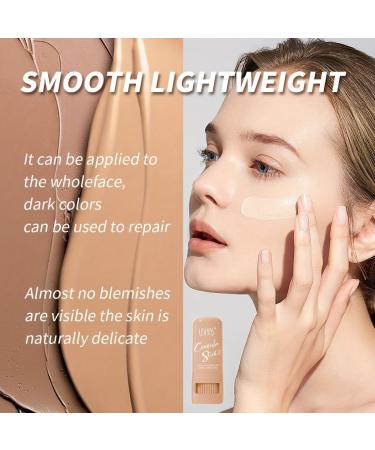 Concealer Stick 2 Pack Concealer Conceal And Contour Face Makeup For All Skin Types Longwear Cream Concealer Stick Highlights Moisturizes Natural Full Coverage (0304) - Buy Online on GoSupps.com