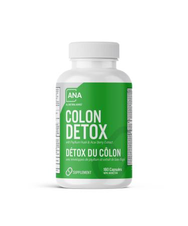 All Natural Advice Super Complete Detox and Colon Cleanse Pure Flush 180 Capsules First Step in Weight Loss by Promoting Bowel Movements that is Easy on your Body