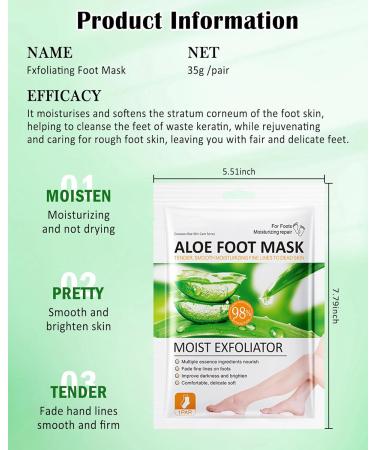 Lot de 6 paires de masques pour les pieds - Pour enlever les callosit s - Pour homme et femme - Hydratant - Soin des pieds naturel et doux - Pour pieds secs et fissur s - Pour homme et femme avocat - Buy Online on GoSupps.com