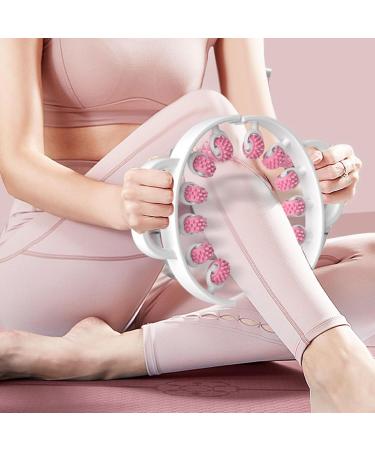 TBES Circular Leg Terminal Massage Device - Portable Multi-Purpose Deep Tissue Tool for Sports - Pink Muscle Scooter - Buy Online on GoSupps.com