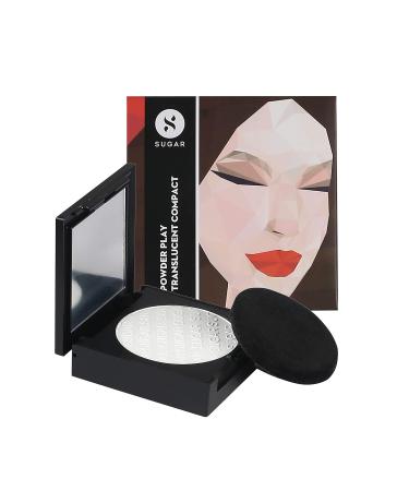 SUGAR Cosmetics Powder Play Translucent Compact - Long-Lasting Oil-Controlling Makeup for All Skin Types - Shop Internationally - Buy Online on GoSupps.com