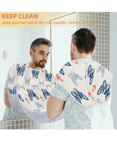 Beard Bib Apron for Men | Non-Stick Waterproof Hair Catcher & Grooming Cloth - Perfect for Shaving & Trimming - Buy Online on GoSupps.com