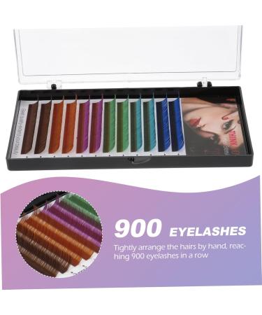minkissy 1 Box Grafting False Eyelashes Lash Extensions Colored False Eyelash Fake Eyelash Fake Lash Volume False Eyelash Fiber Colored Abundance - Buy Online on GoSupps.com