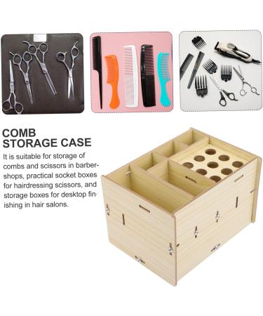 Beavorty Hairbrush & Shear Holder - Stylish Storage Tool for Barbershops | Desk Tablet Rack 19.8x10cm - Buy Online on GoSupps.com