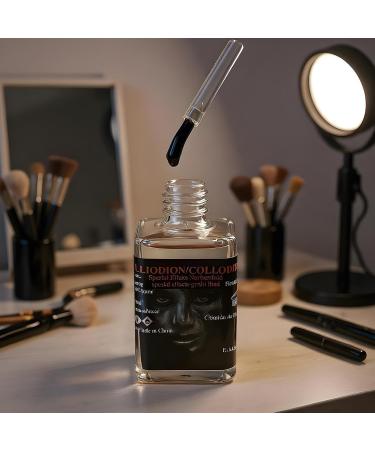 Liquid Scar Makeup - 15ml Halloween Scar Beauty Paint with Brush | Personal Body Makeup - For Halloween Cosplay Role Play Body Face Skin - Buy Online on GoSupps.com