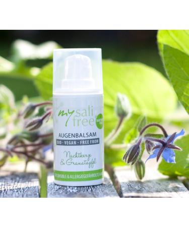 Buy MySalifree Organic Eye Balm - Intense Anti-Wrinkle Cream for Sensitive Skin | Pomegranate & Night Candle | 100% Certified Biocosmetics Vegan & Organic - International Shipping Available - Buy Online on GoSupps.com