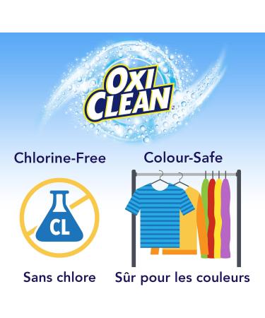 OxiClean White Revive Enzyme Laundry Stain Remover Liquid Effective on Grease Blood Wine Stains and More - Colour Safe Chlorine Bleach-Free 1.47 L - Buy Online on GoSupps.com