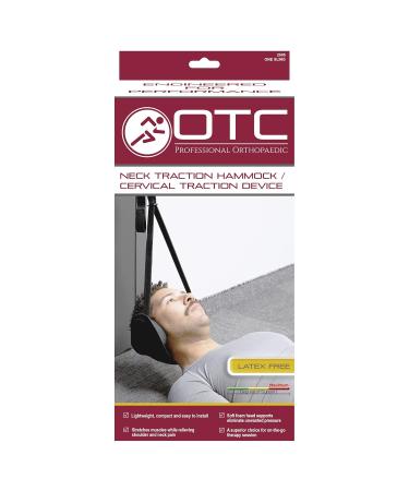 OTC Neck Traction Device for Spinal Disk Vertebrae Relief Cervical Support for Men and Women Black Universal - Buy Online on GoSupps.com