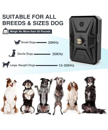 Anti Barking Device 3 Frequencies Dog Deterrent Devices 33Ft Ultrasonic Stop Deterrent Anti Barking Rechargeable Pet Gentle Dog Bark Control Device Training Tool for Big Small Dogs Indoor Outdoor - Buy Online on GoSupps.com