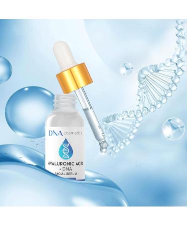 DNA Cosmetics PDRN Hyaluronic Acid Serum with DNA Repair Enzymes Anti-Aging Hydrating & Brightening Wrinkles Dark Spots & Youthful Skin HA Acido Hialuronico 1 fl oz - Buy Online on GoSupps.com
