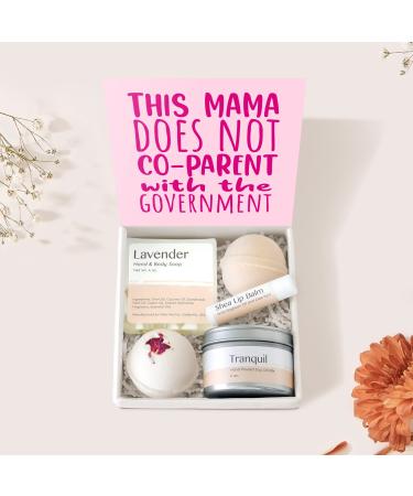 Dear Ava Spa Gifts for Women - Organic Self Care luxury Anti Stress Relaxing Bath and Body Kit Set Basket Box for Her with Heartfelt Card - Funny Mom Gift Idea