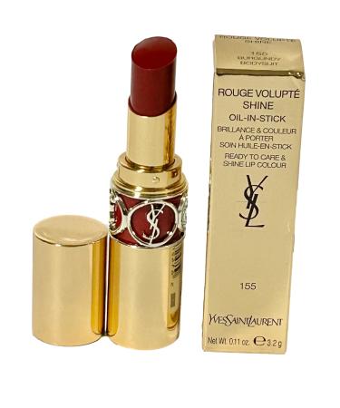 Yves Saint Laurent Rouge Volupt Shine Lipstick Balm 155 Burgundy Bodysuit