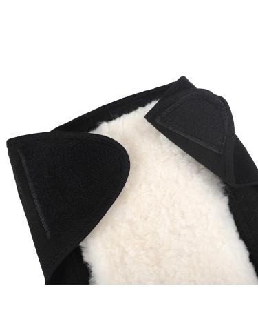 Tinayaue Unisex Knee Protectors - Warm Winter Wool Knee Choners | Elastic Thickened Anti-Slip Knee Warmers for Walking & Orthopedic Support - Buy Online on GoSupps.com