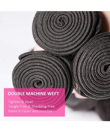 100% Unprocessed Brazilian Body Wave Human Hair Bundles - 22 24 26 Inch Natural Black Color - Buy Online on GoSupps.com